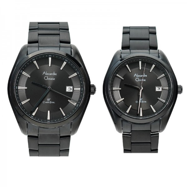 Alexandre Christie AC 8648 Full Black Couple